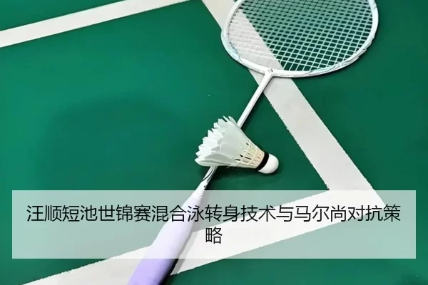 汪顺短池世锦赛混合泳转身技术与马尔尚对抗策略